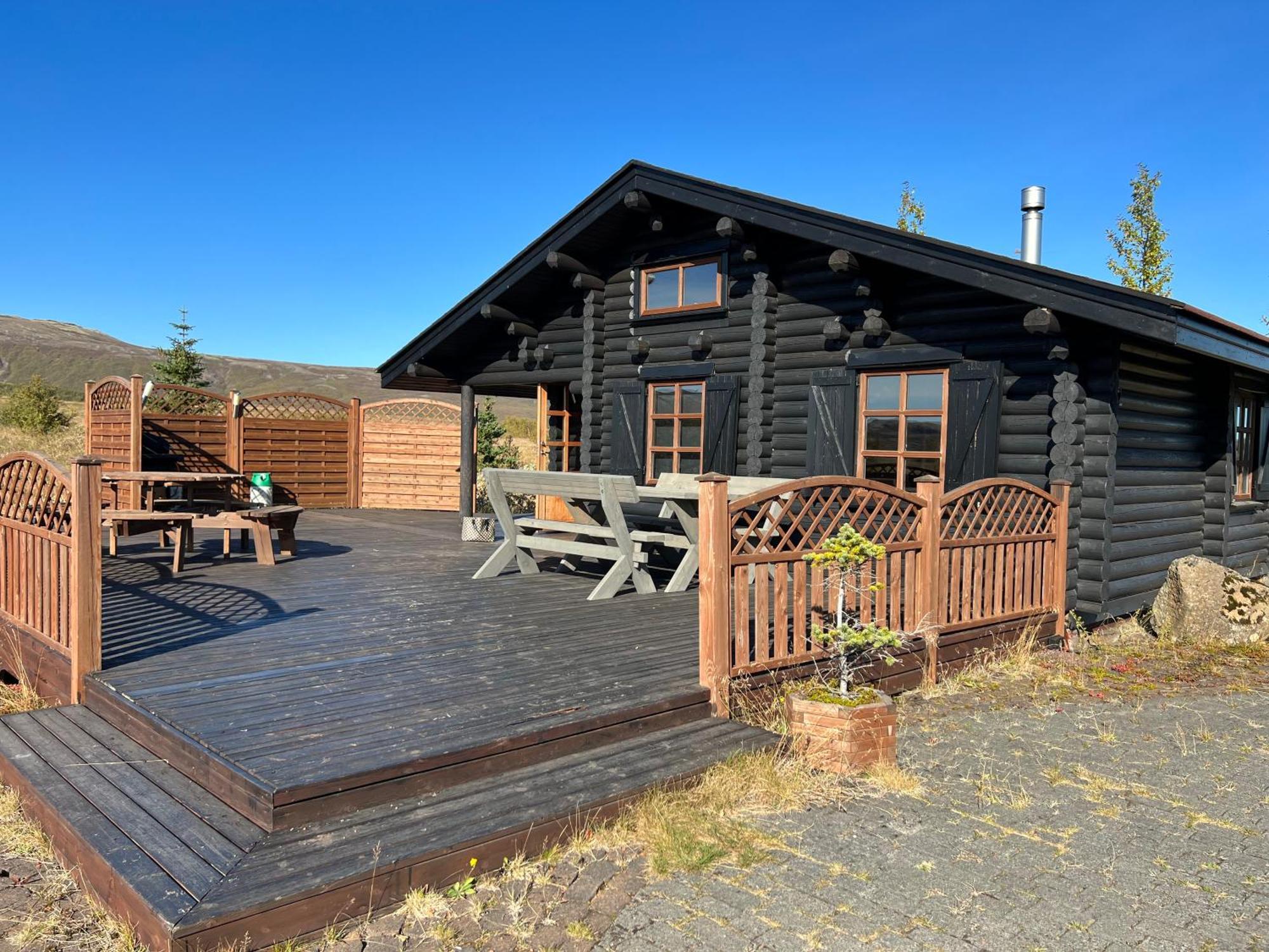 Cosy Cabin With Amazing View On The Geysir Blaskogabyggd Exterior photo